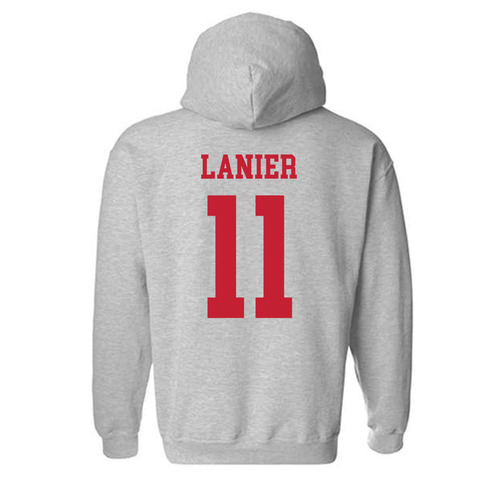 Ball State - NCAA Football : Donovan Lanier - Classic Shersey Hooded Sweatshirt-1