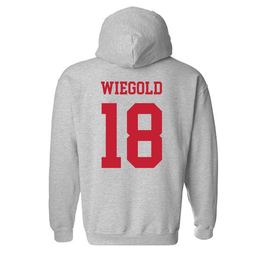 Ball State - NCAA Football : Jackson Wiegold - Classic Shersey Hooded Sweatshirt-1
