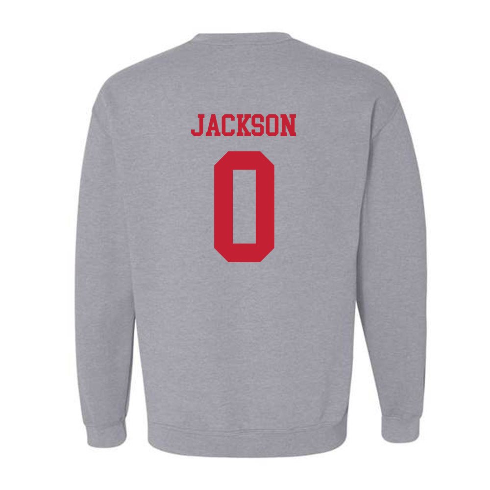Ball State - NCAA Football : Elijah Jackson - Classic Shersey Crewneck Sweatshirt-1