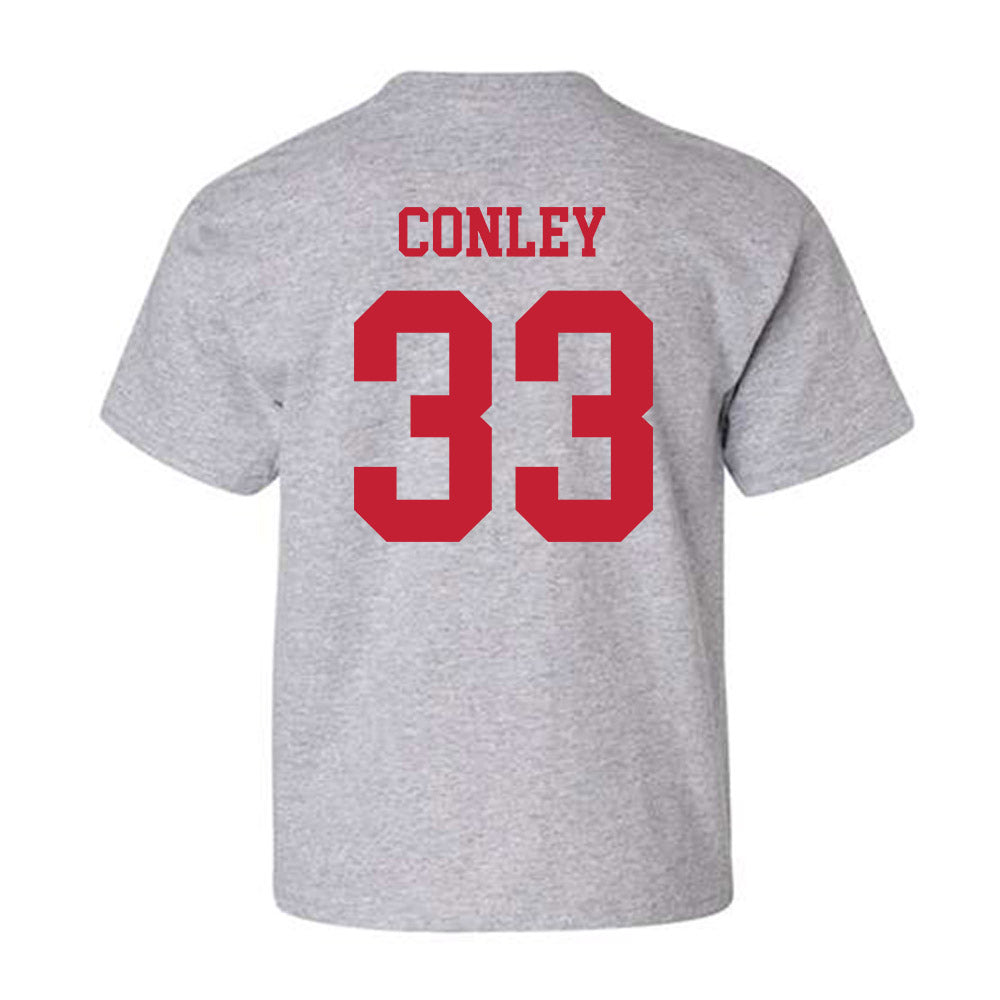 Ball State - NCAA Football : Darin Conley - Classic Shersey Youth T-Shirt-1