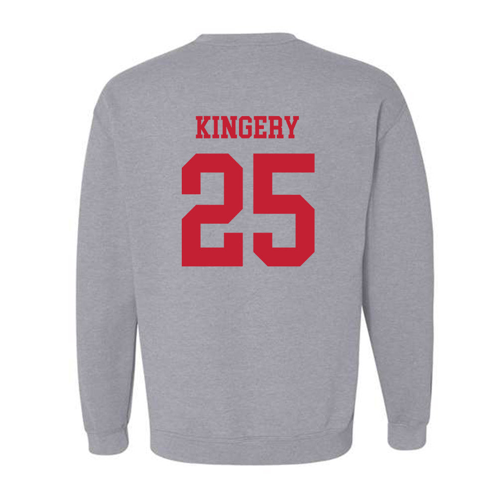  - NCAA Women's Basketball : Grace Kingery - Classic Shersey Crewneck Sweatshirt-1