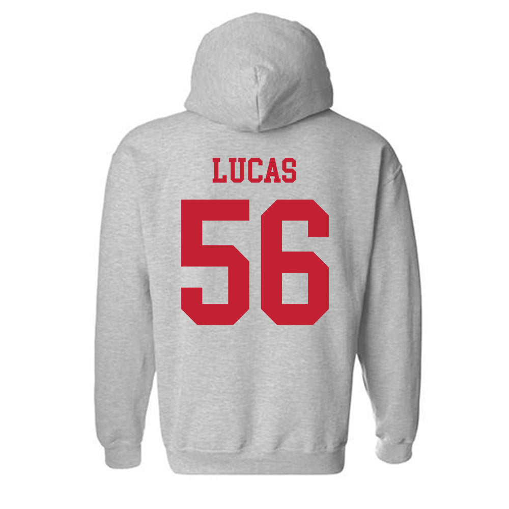 Ball State - NCAA Football : Isaac Lucas - Classic Shersey Hooded Sweatshirt-1