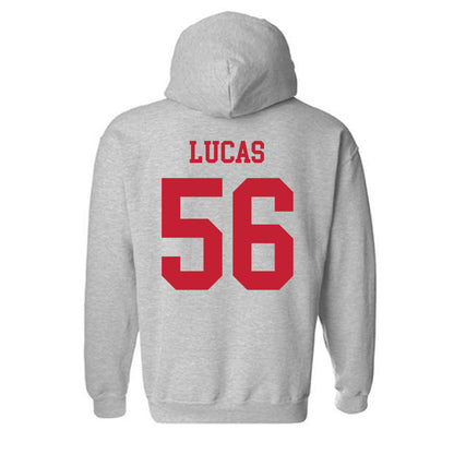 Ball State - NCAA Football : Isaac Lucas - Classic Shersey Hooded Sweatshirt-1