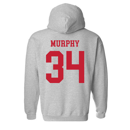 Ball State - NCAA Baseball : Trent Murphy - Classic Shersey Hooded Sweatshirt-1