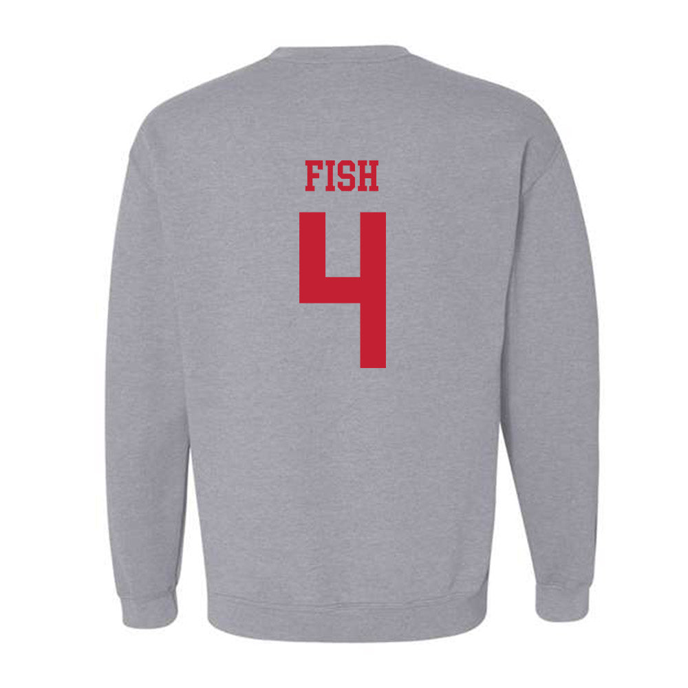 Ball State - NCAA Men's Basketball : Kayden Fish - Classic Shersey Crewneck Sweatshirt-1