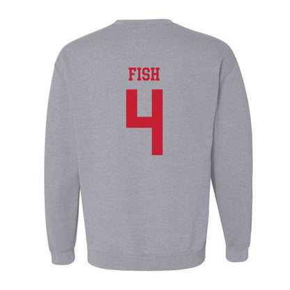 Ball State - NCAA Men's Basketball : Kayden Fish - Classic Shersey Crewneck Sweatshirt-1