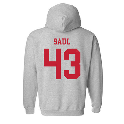 Ball State - NCAA Football : Adam Saul - Classic Shersey Hooded Sweatshirt-1