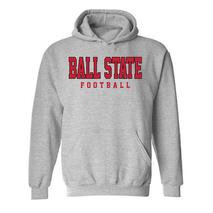 Ball State - NCAA Football : Derek "DJ" Fields - Classic Shersey Hooded Sweatshirt