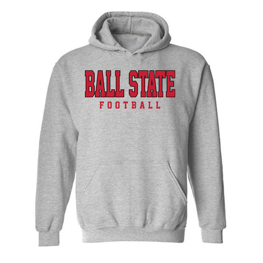 Ball State - NCAA Football : Layton Starks - Classic Shersey Hooded Sweatshirt-0