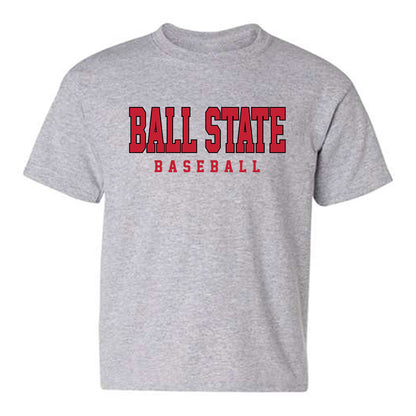 Ball State - NCAA Baseball : Taber Stokes - Classic Shersey Youth T-Shirt-0