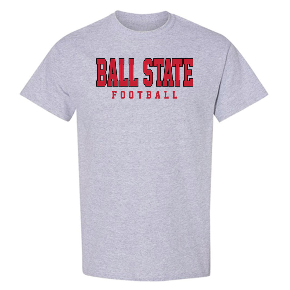 Ball State - NCAA Football : Eric Weatherly - Classic Shersey T-Shirt-0