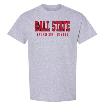 Ball State - NCAA Men's Swimming & Diving : Ryan Farmer - Classic Shersey T-Shirt-0