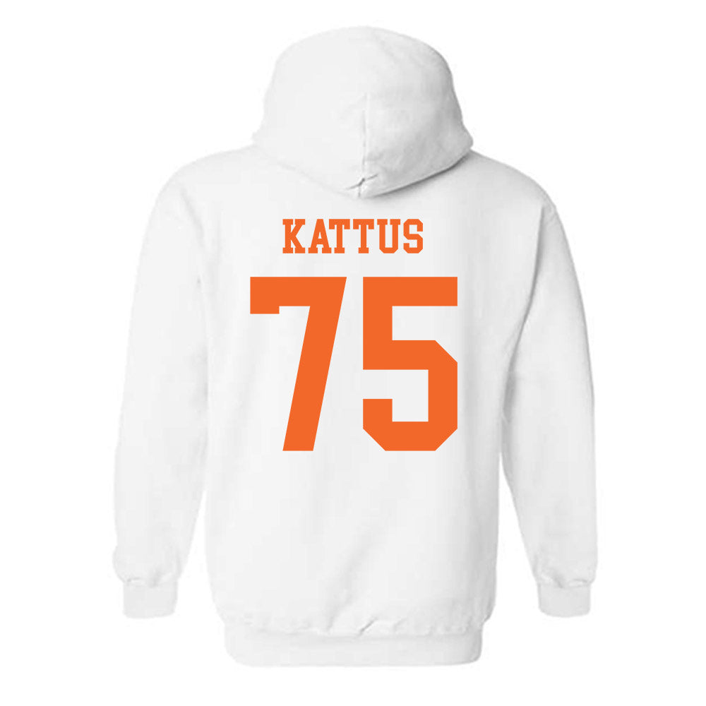 Clemson - NCAA Football : Tucker Kattus - Classic Shersey Hooded Sweatshirt-1