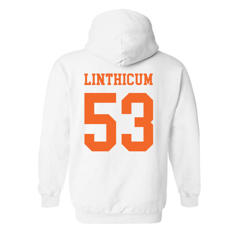 Clemson - NCAA Football : Ryan Linthicum - Classic Shersey Hooded Sweatshirt-1