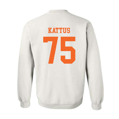 Clemson - NCAA Football : Tucker Kattus - Classic Shersey Crewneck Sweatshirt-1
