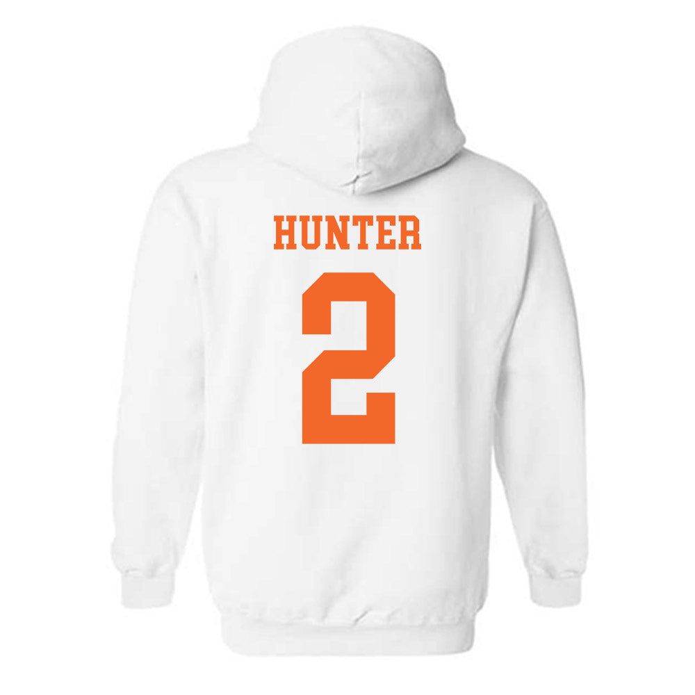 Clemson - NCAA Men's Basketball : Dillon Hunter - Classic Shersey Hooded Sweatshirt-1