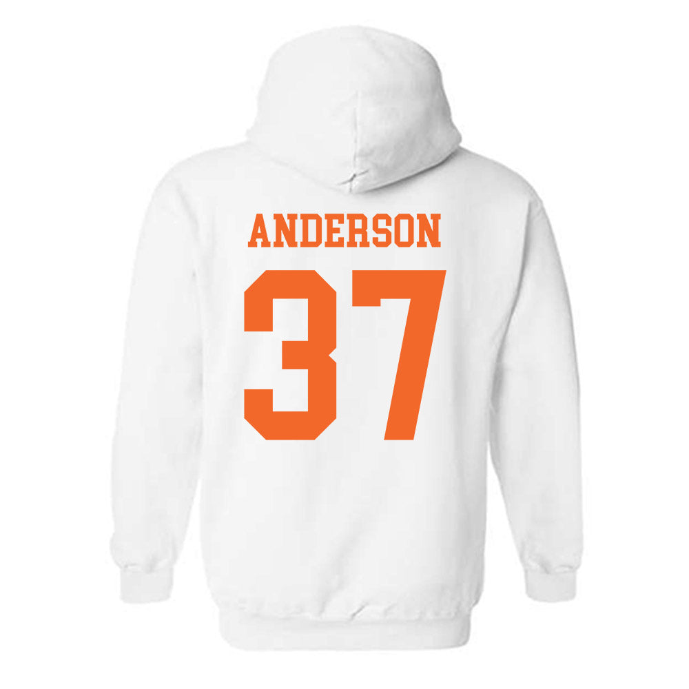 Clemson - NCAA Football : Logan Anderson - Classic Shersey Hooded Sweatshirt-1