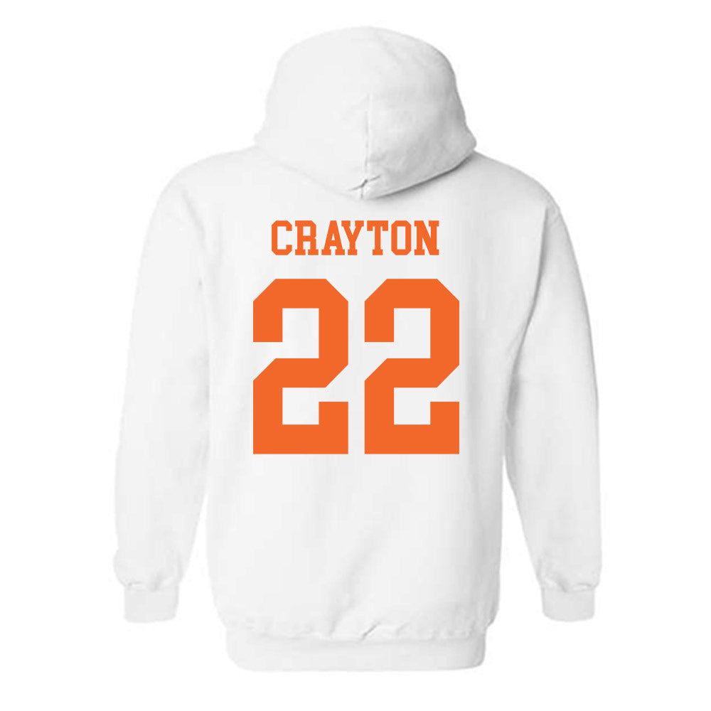 Clemson - NCAA Football : Dee Crayton - Classic Shersey Hooded Sweatshirt-1
