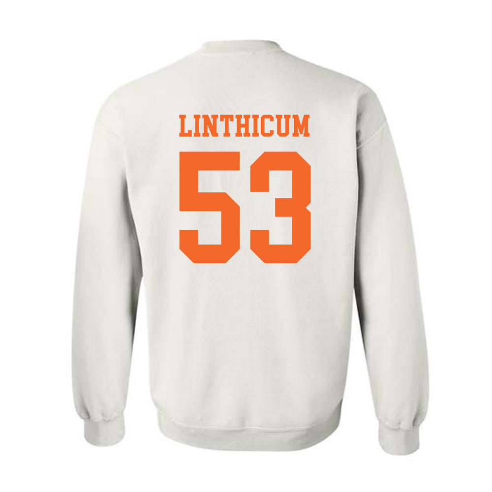 Clemson - NCAA Football : Ryan Linthicum - Classic Shersey Crewneck Sweatshirt-1