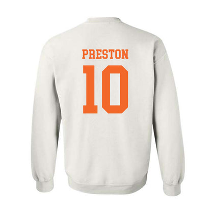 Clemson - NCAA Football : juju preston - Classic Shersey Crewneck Sweatshirt-1