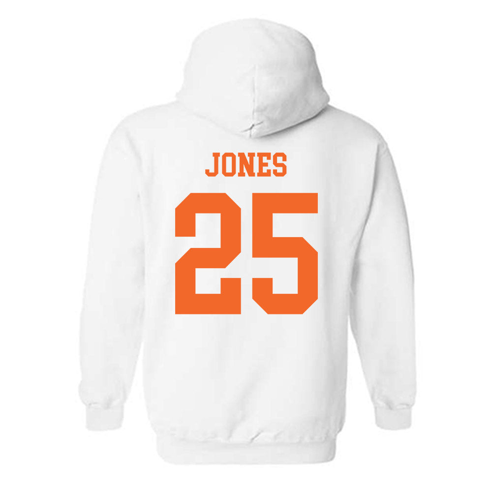 Clemson - NCAA Football : Ricardo Jones - Classic Shersey Hooded Sweatshirt-1