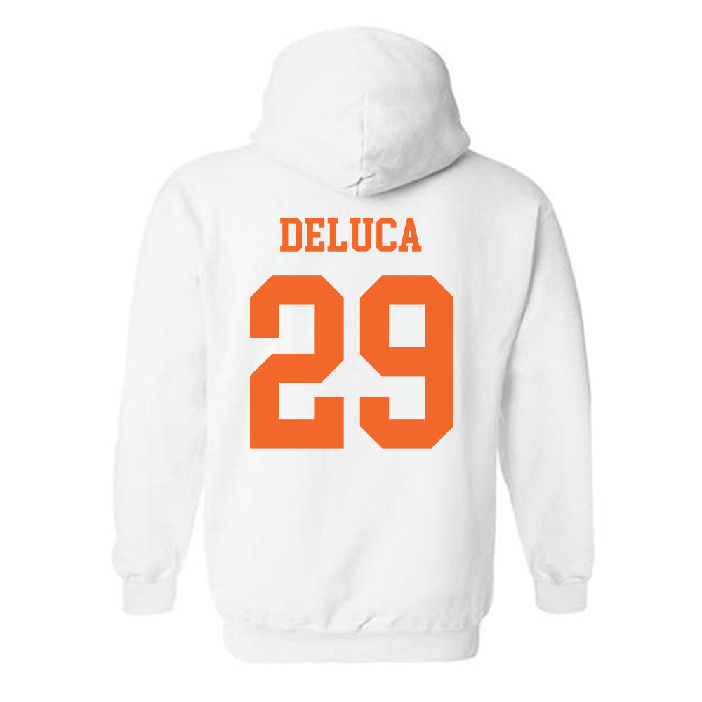 Clemson - NCAA Women's Lacrosse : Tessa DeLuca - Classic Shersey Hooded Sweatshirt-1