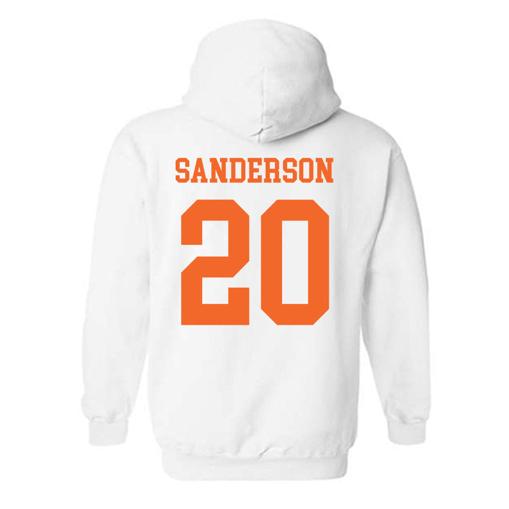 Clemson - NCAA Football : Clark Sanderson - Classic Shersey Hooded Sweatshirt-1
