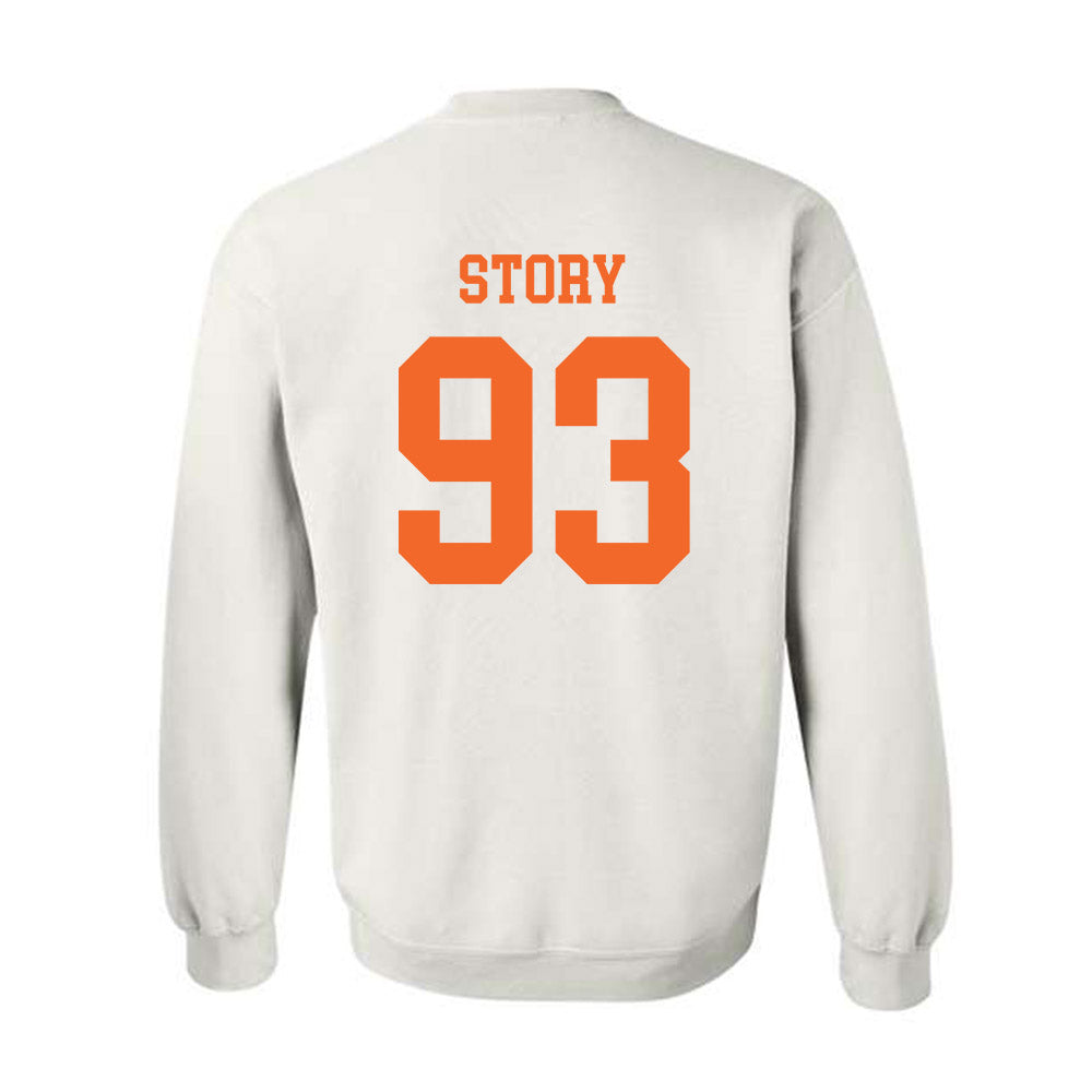 Clemson - NCAA Football : Caden Story - Classic Shersey Crewneck Sweatshirt-1