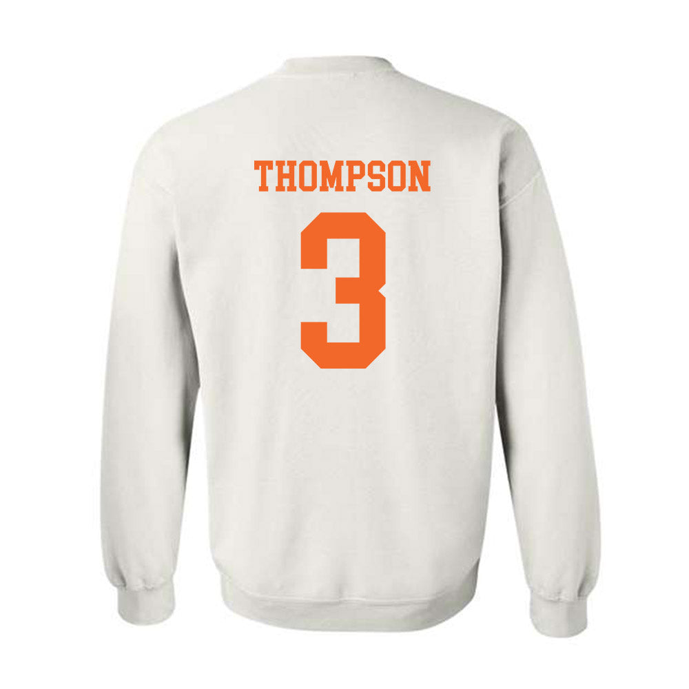 Clemson - NCAA Men's Basketball : Chase Thompson - Classic Shersey Crewneck Sweatshirt-1