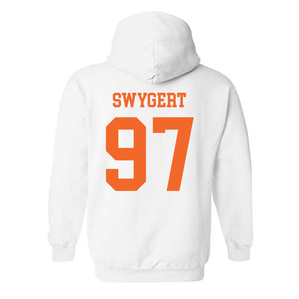 Clemson - NCAA Football : Patrick Swygert - Classic Shersey Hooded Sweatshirt-1