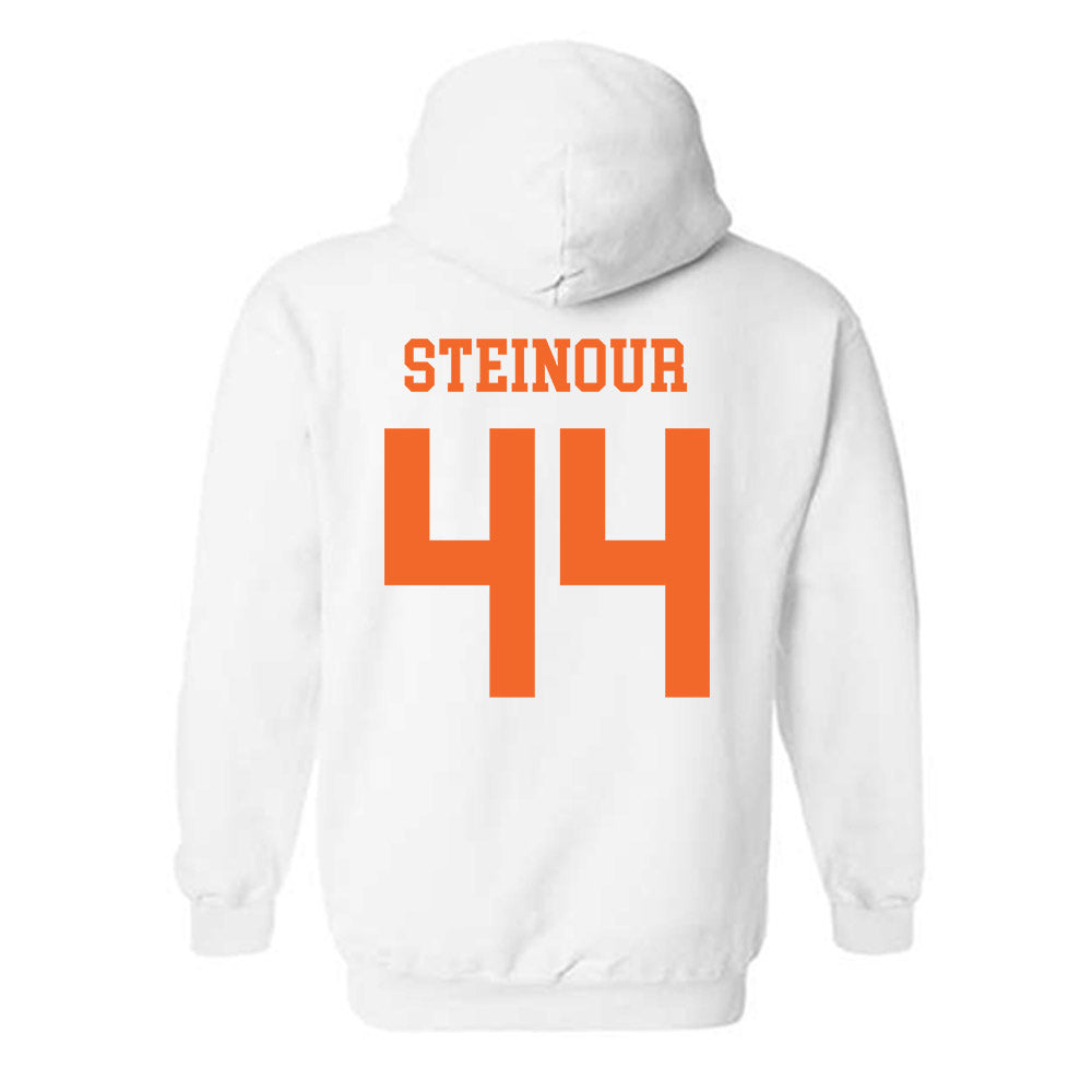 Clemson - NCAA Men's Basketball : Trent Steinour - Classic Shersey Hooded Sweatshirt-1
