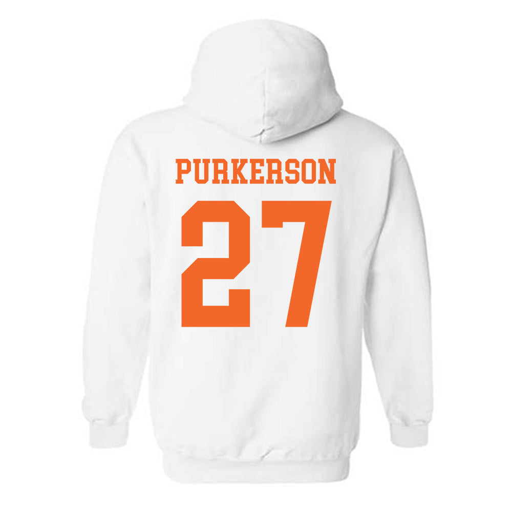 Clemson - NCAA Football : Jack Purkerson - Classic Shersey Hooded Sweatshirt-1