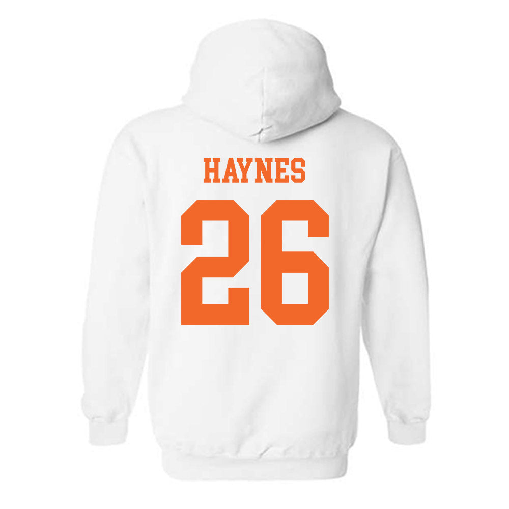 Clemson - NCAA Football : Jay Haynes - Classic Shersey Hooded Sweatshirt-1