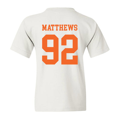 Clemson - NCAA Football : Levi Matthews - Classic Shersey Youth T-Shirt-1