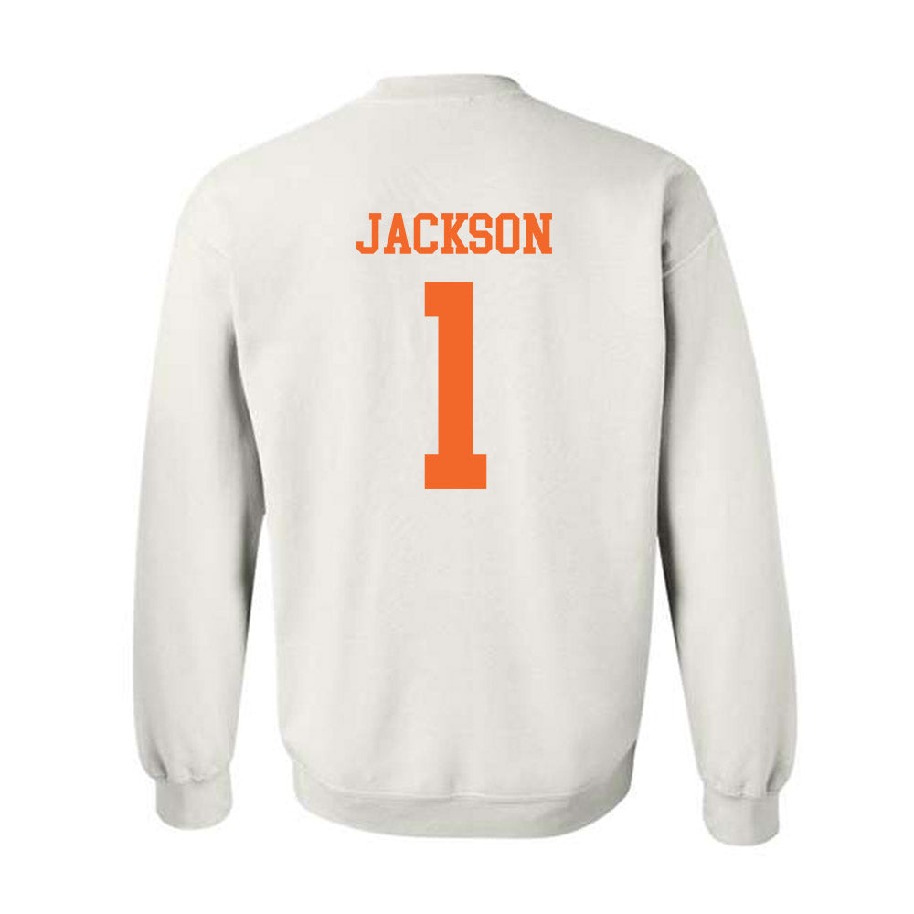 Clemson - NCAA Women's Basketball : Amaia Jackson - Classic Shersey Crewneck Sweatshirt-1