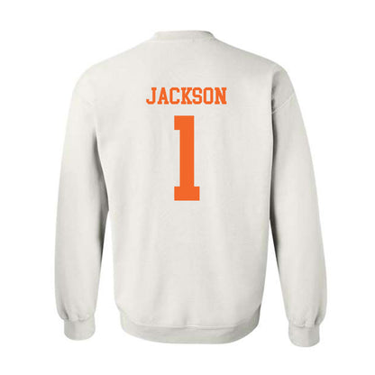 Clemson - NCAA Women's Basketball : Amaia Jackson - Classic Shersey Crewneck Sweatshirt-1