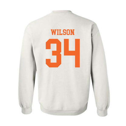 Clemson - NCAA Football : Max Wilson - Classic Shersey Crewneck Sweatshirt-1