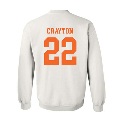 Clemson - NCAA Football : Dee Crayton - Classic Shersey Crewneck Sweatshirt-1