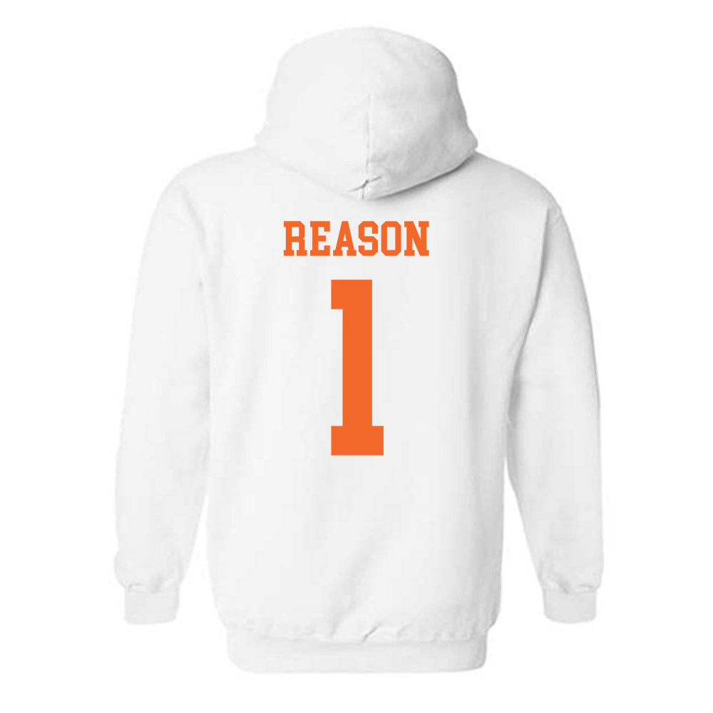 Clemson - NCAA Women's Soccer : Nona Reason - Classic Shersey Hooded Sweatshirt-1