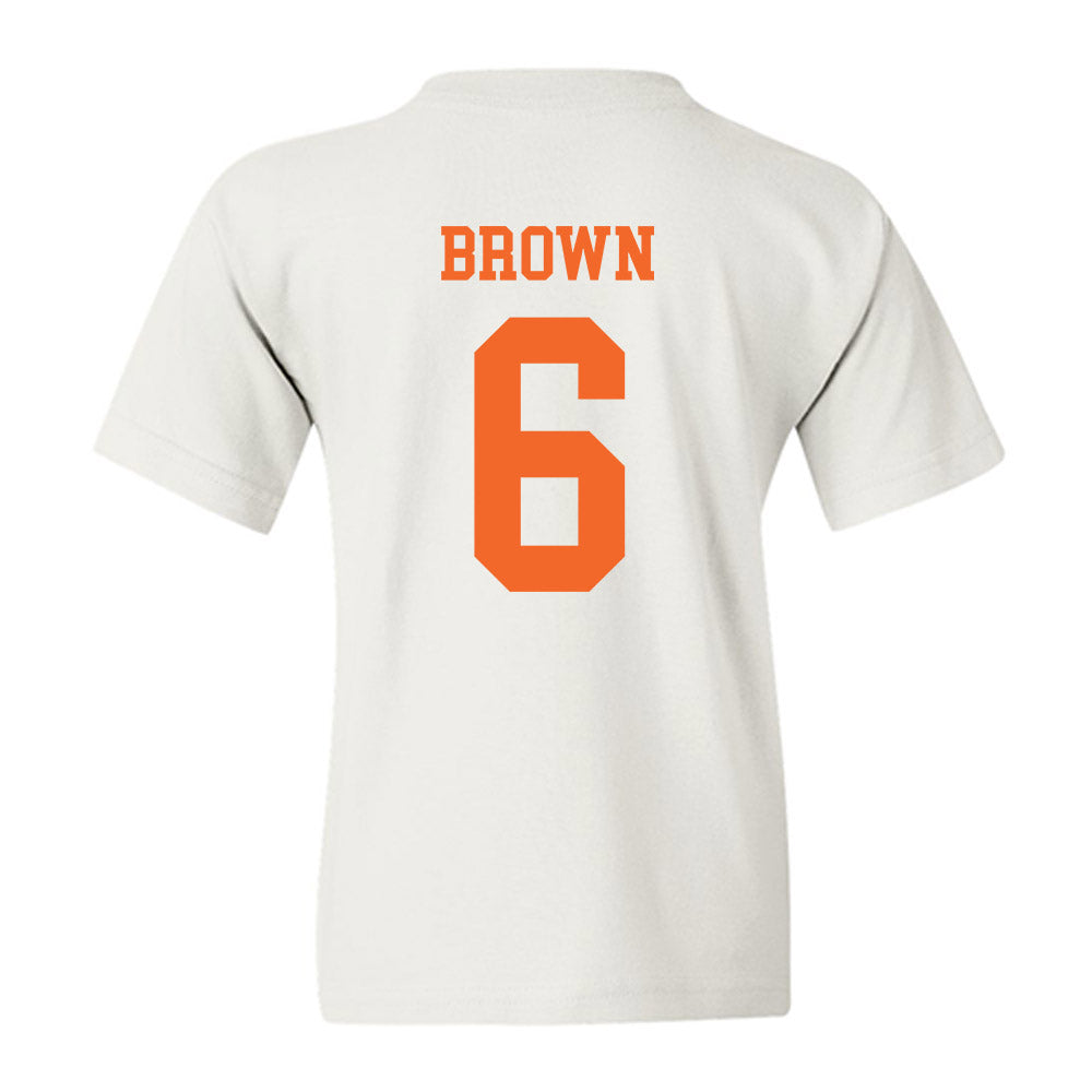 Clemson - NCAA Football : Tyler Brown - Classic Shersey Youth T-Shirt-1