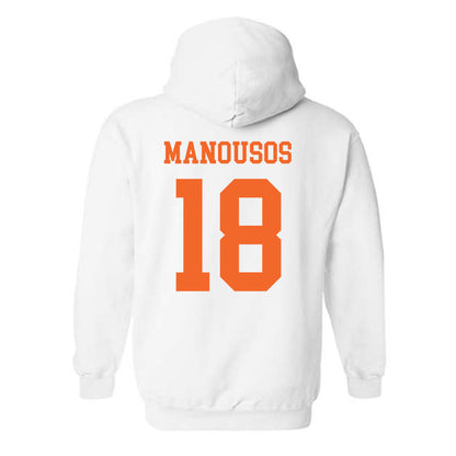 Clemson - NCAA Women's Soccer : Maria Manousos - Classic Shersey Hooded Sweatshirt-1