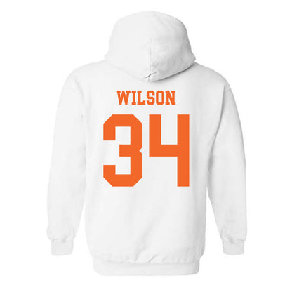 Clemson - NCAA Football : Max Wilson - Classic Shersey Hooded Sweatshirt-1