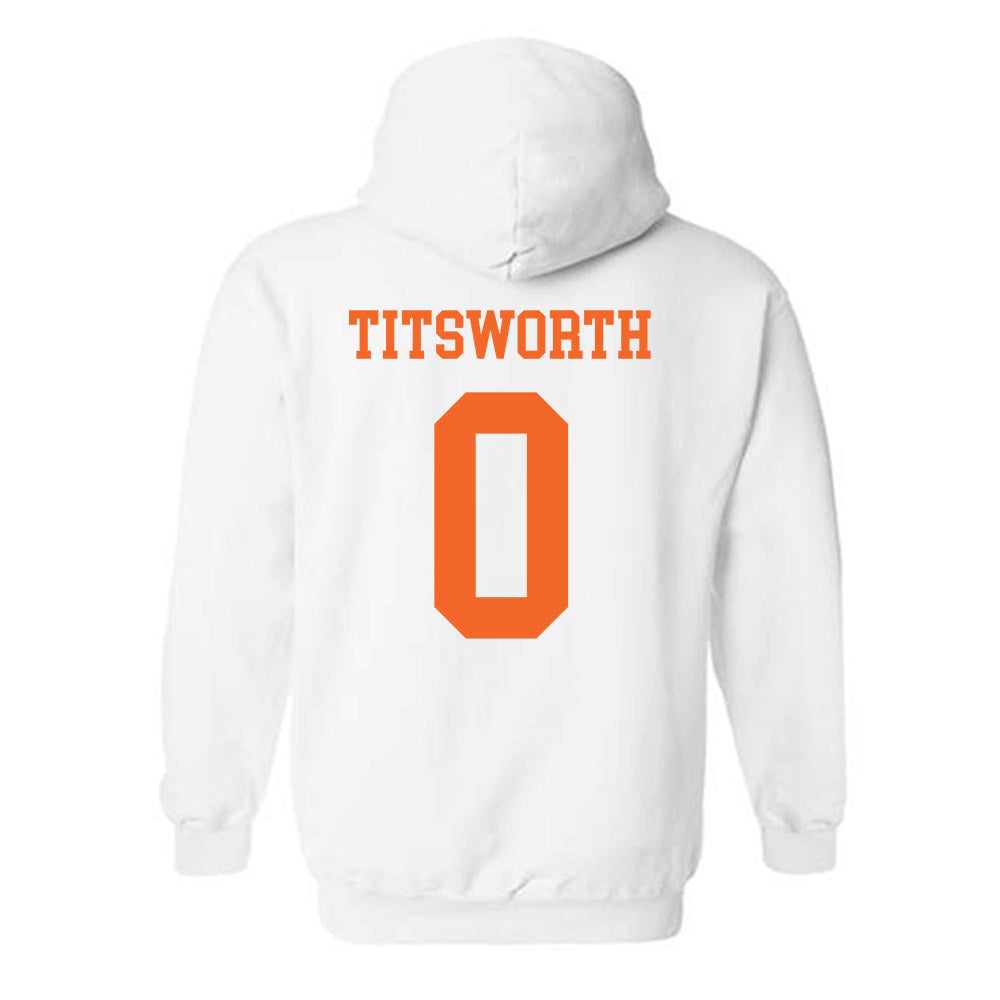 Clemson - NCAA Baseball : Drew Titsworth - Classic Shersey Hooded Sweatshirt-1