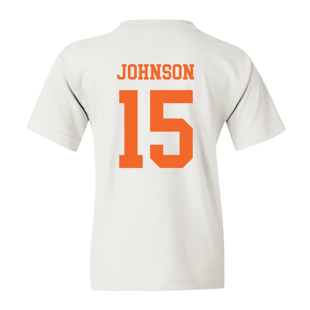 Clemson - NCAA Women's Soccer : Ella Johnson - Classic Shersey Youth T-Shirt-1