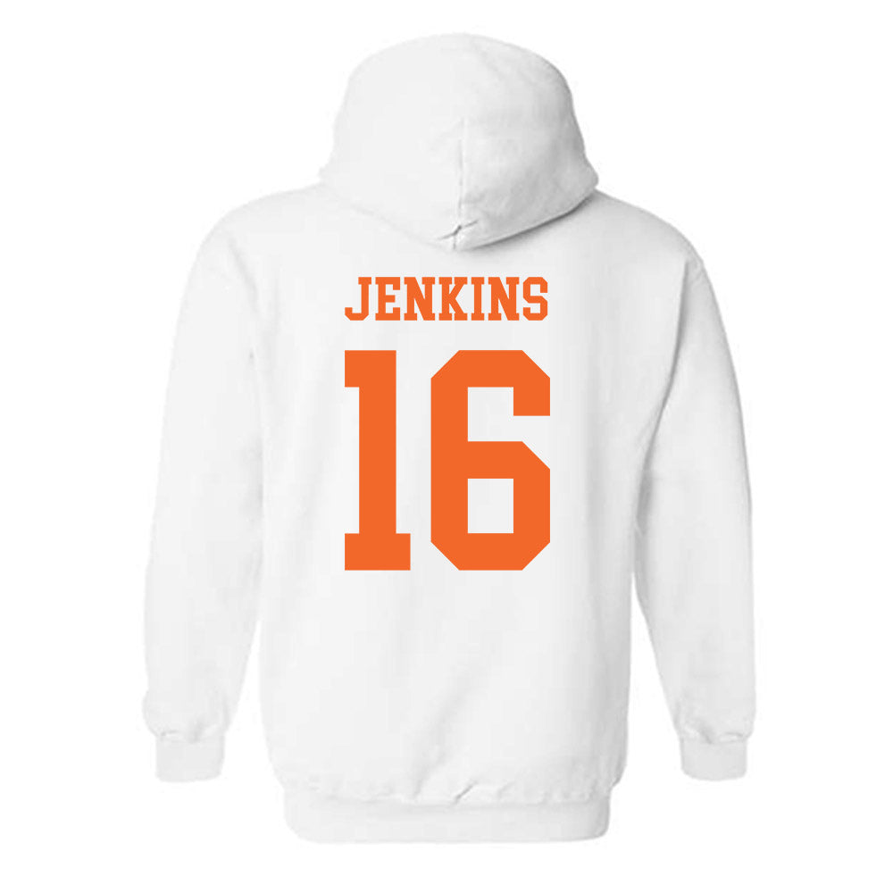 Clemson - NCAA Women's Soccer : Jolie Jenkins - Classic Shersey Hooded Sweatshirt-1