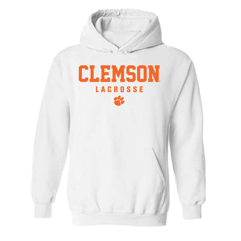 Clemson - NCAA Women's Lacrosse : Mikaela Mooney - Classic Shersey Hooded Sweatshirt-0