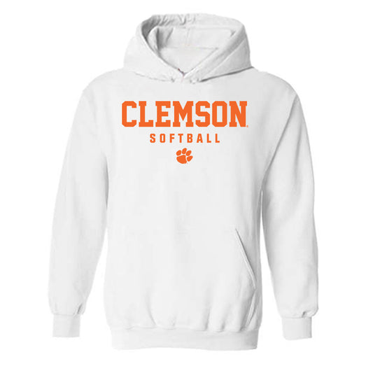 Clemson - NCAA Softball : Kylee Johnson - Classic Shersey Hooded Sweatshirt-0