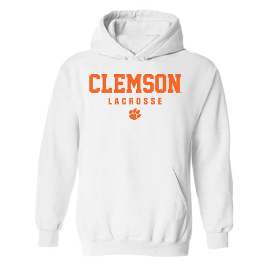 Clemson - NCAA Women's Lacrosse : Anna Bogan - Classic Shersey Hooded Sweatshirt-0