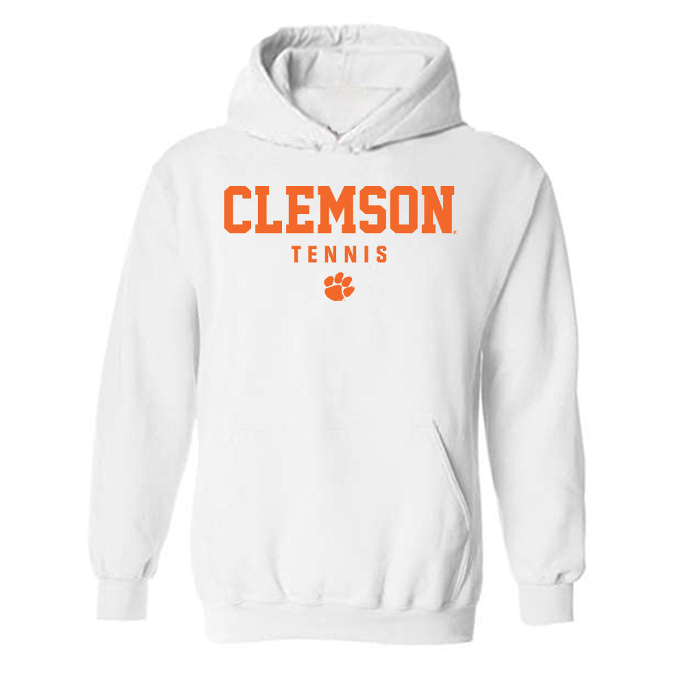 Clemson - NCAA Women's Tennis : Artemis Aslanisvili - Classic Shersey Hooded Sweatshirt-0