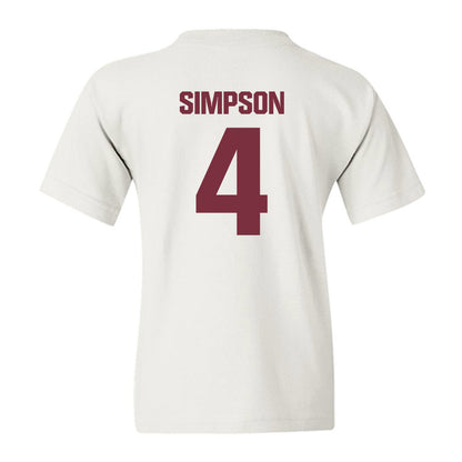 FSU - NCAA Men's Basketball : Jason Simpson - Generic Shersey Youth T-Shirt-1